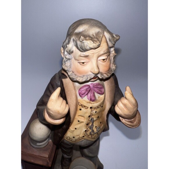 RARE The Tycoon by Pucci - Stock Broker Porcelain Figurine 8.6" tall - Picture 2 of 8